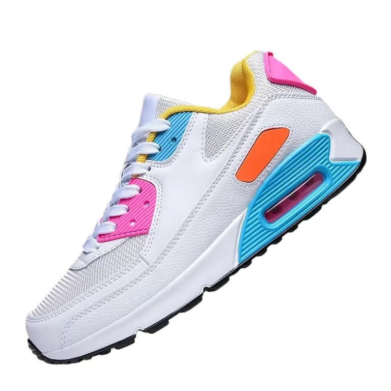 Męskie skórzane sneakersy na grubej podeszwie