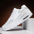 Męskie skórzane sneakersy na grubej podeszwie