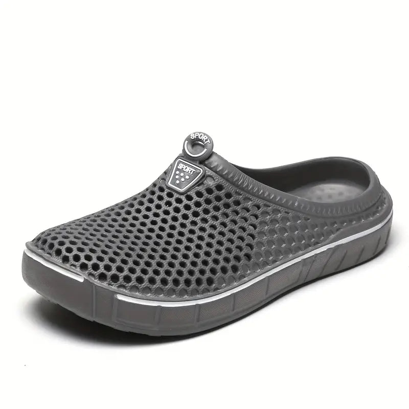 Męskie oddychające chodaki sportowe, lekkie