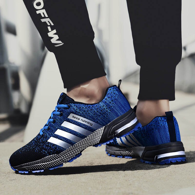 Męskie buty do biegania z odblaskowymi detalami