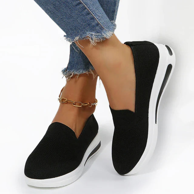 Damskie ortopedyczne sneakersy z szerokim noskiem