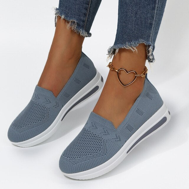Damskie ortopedyczne sneakersy z szerokim noskiem