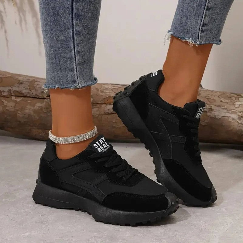 Damskie ortopedyczne sneakersy z antypoślizgową podeszwą