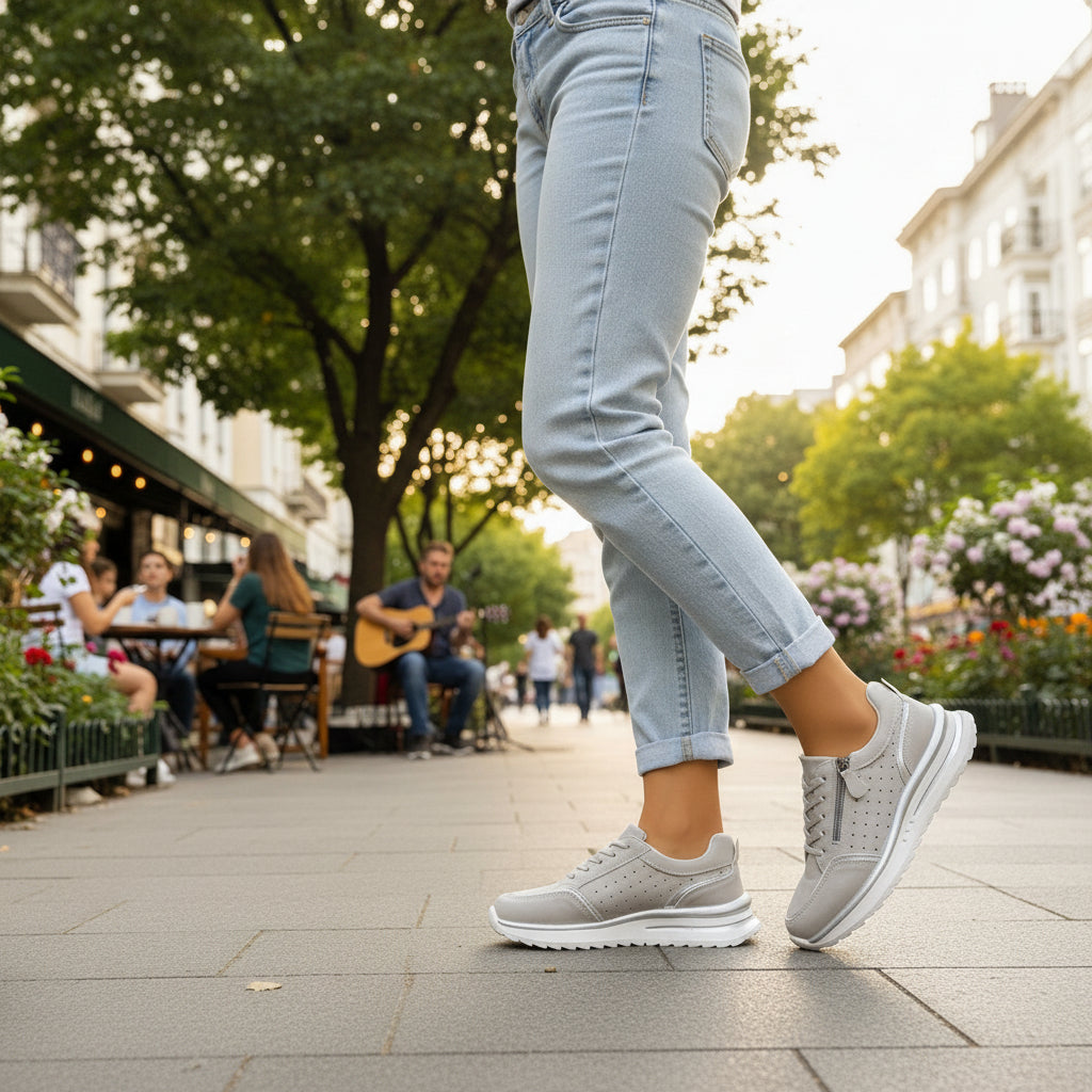 Damskie ortopedyczne sneakersy łagodzące ból stóp