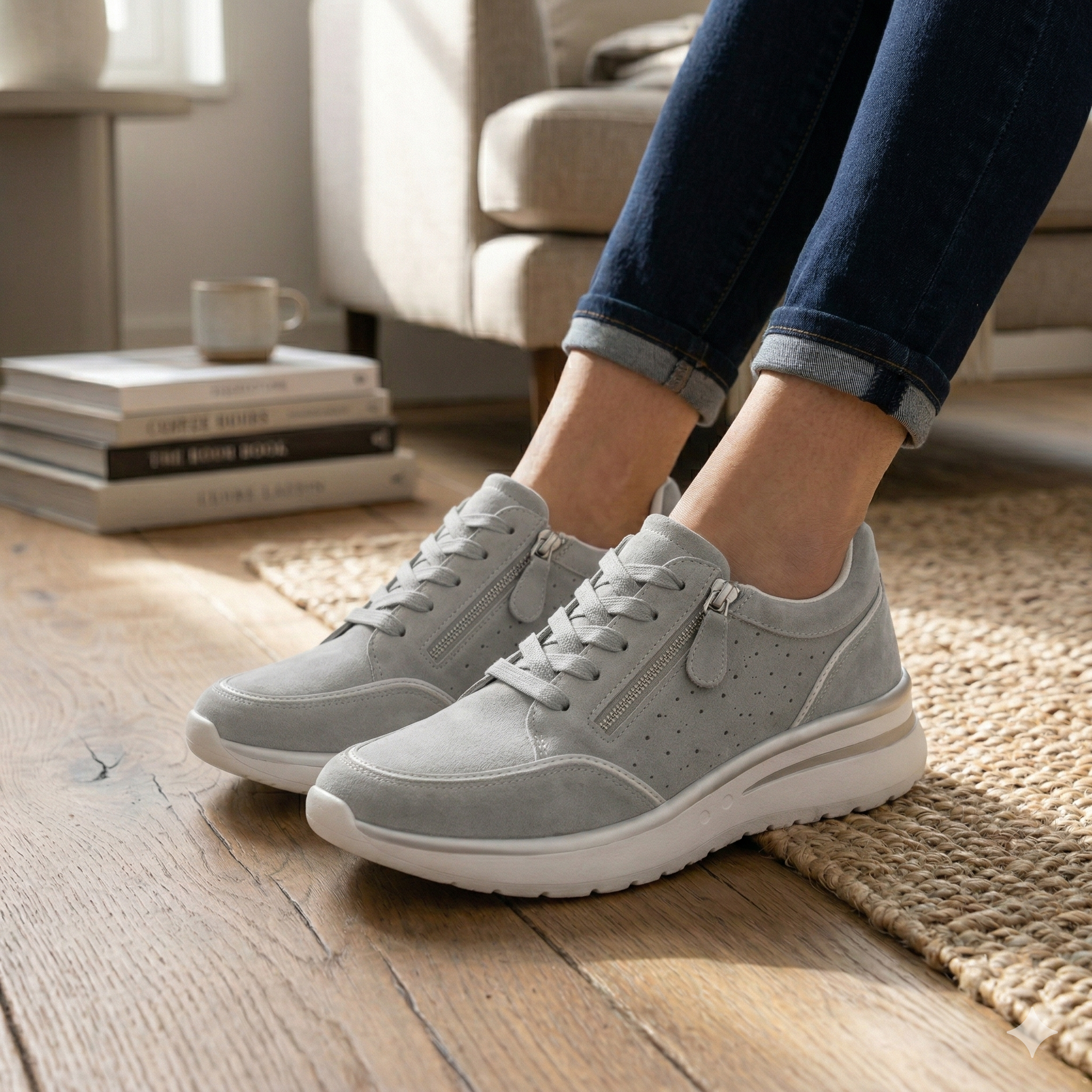 Damskie ortopedyczne sneakersy łagodzące ból stóp