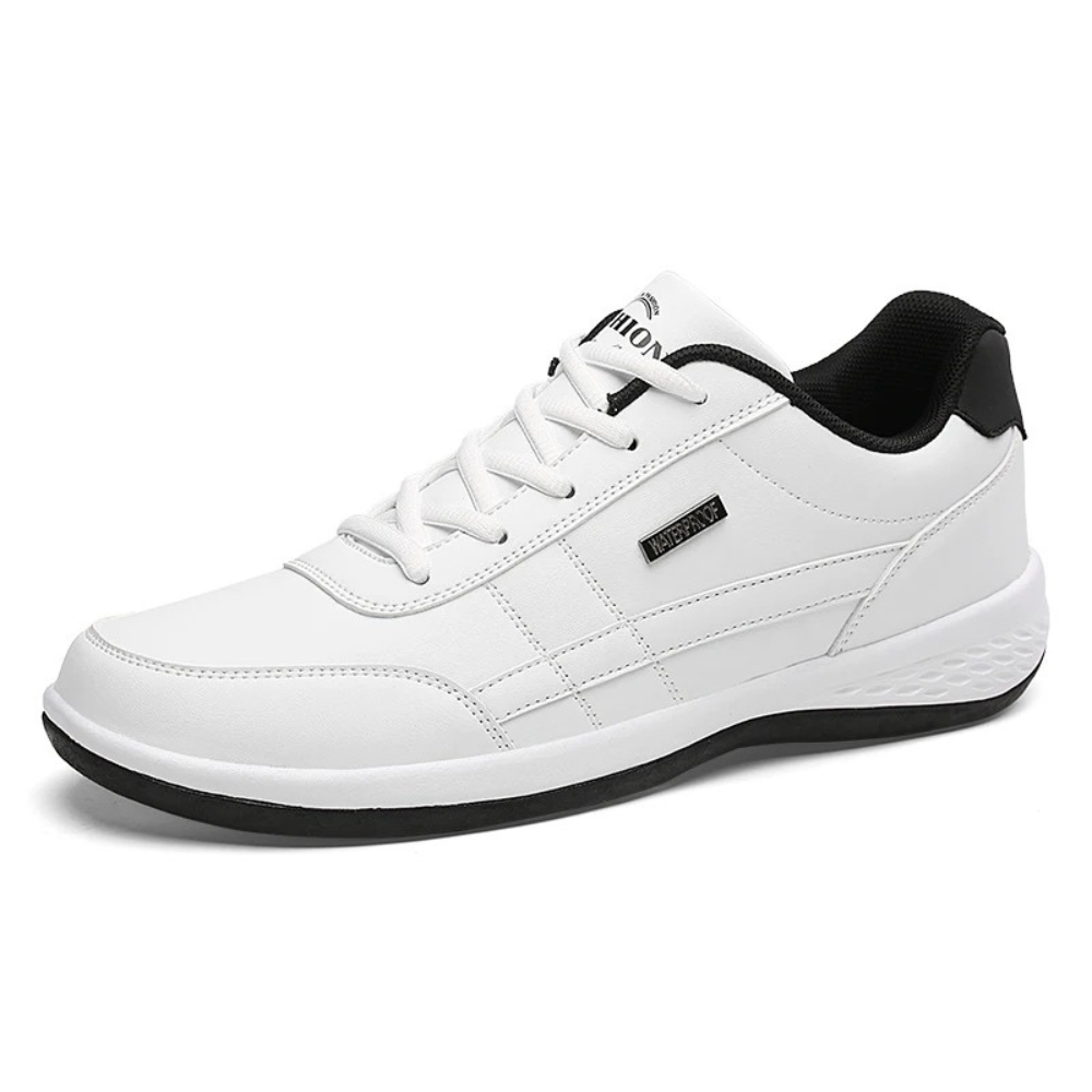 Męskie ortopedyczne skórzane sneakersy na co dzień