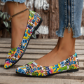 Damskie płaskie buty wsuwane na lato