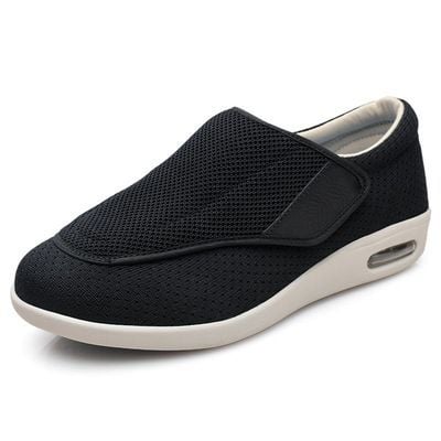 Damskie szerokie buty dla diabetyków na rzepy