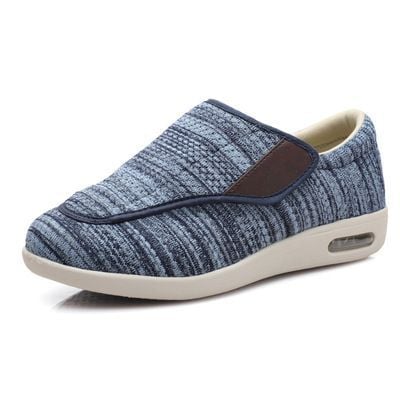 Damskie szerokie buty dla diabetyków na rzepy
