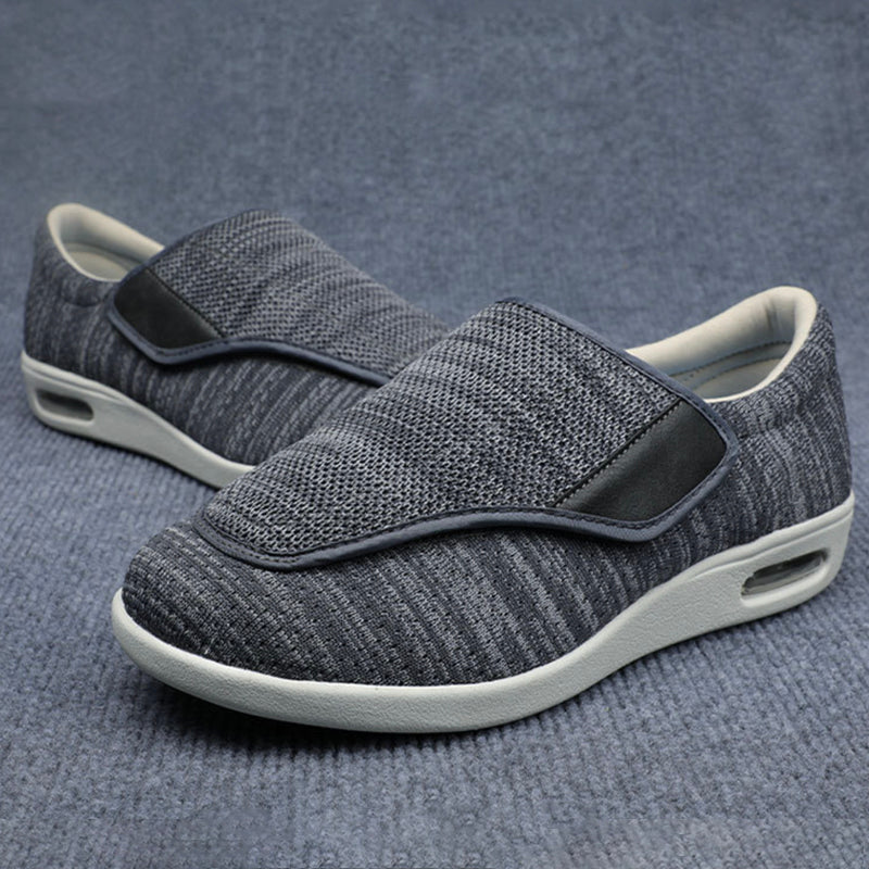 Damskie szerokie buty dla diabetyków na rzepy