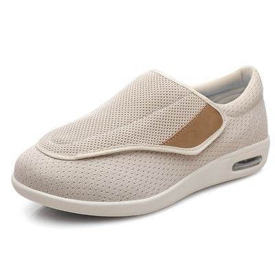 Damskie szerokie buty dla diabetyków na rzepy