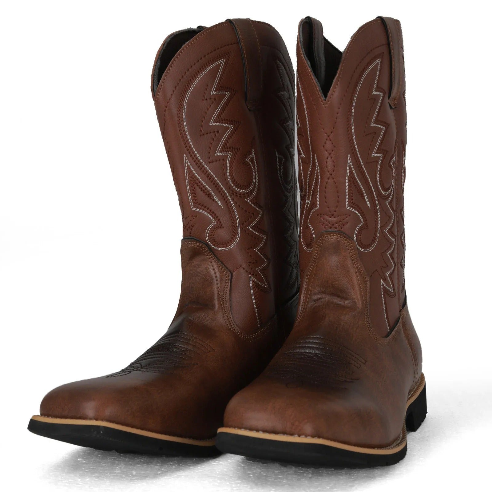 Męskie skórzane kowbojki w stylu western