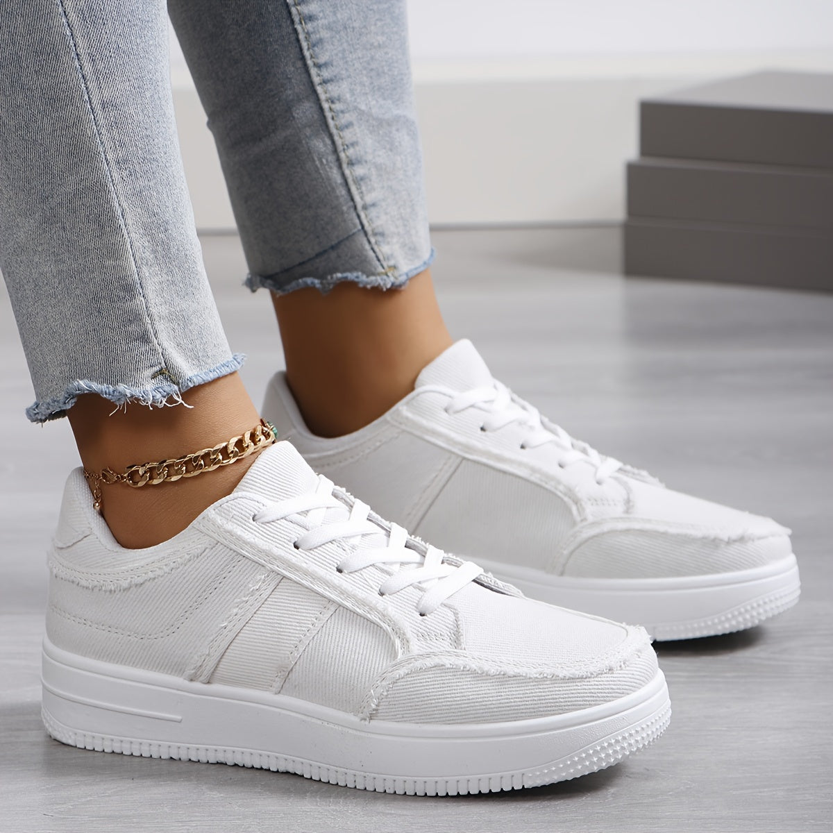 Damskie niskie sneakersy, oddychające na co dzień