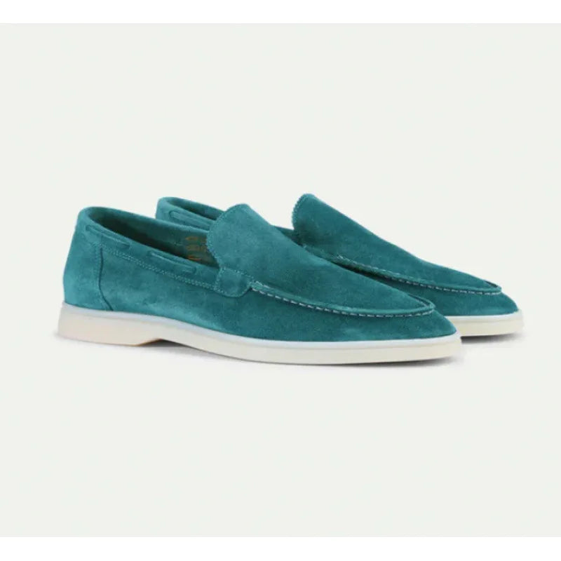 Męskie wsuwane buty w stylu zamszu