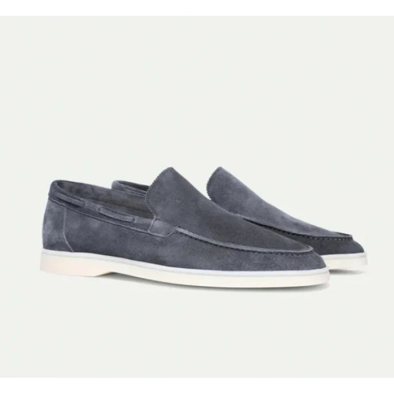 Męskie wsuwane buty w stylu zamszu