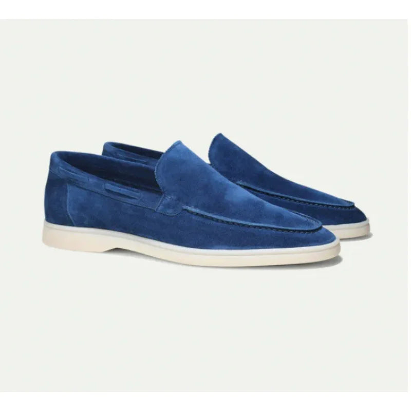Męskie wsuwane buty w stylu zamszu