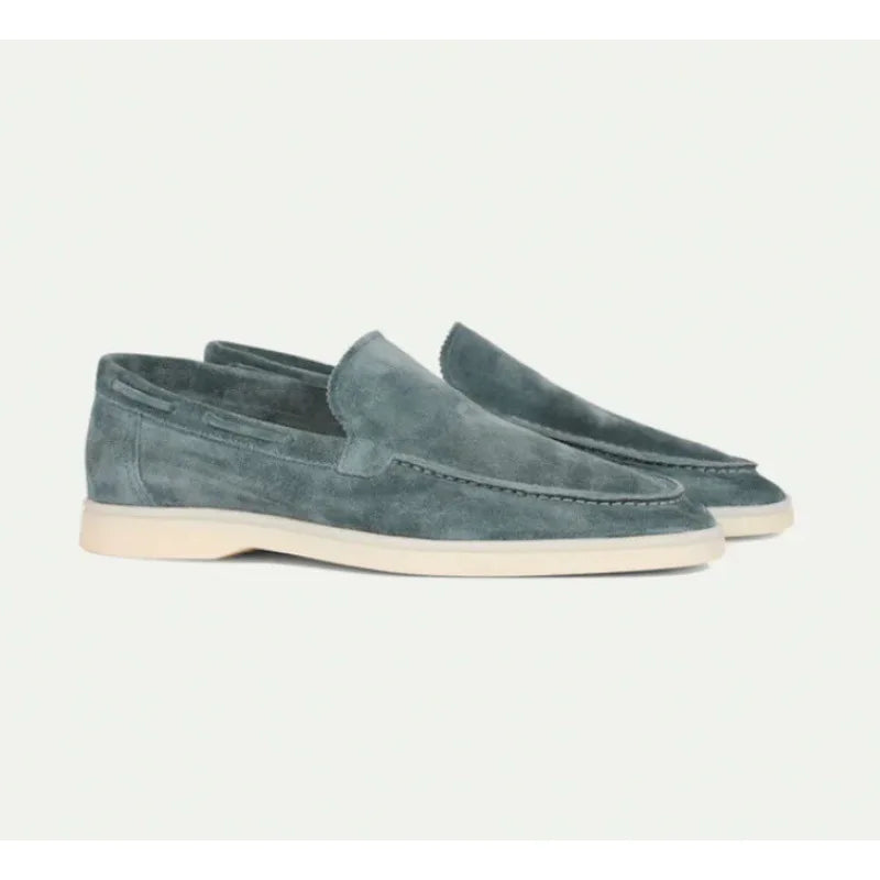 Męskie wsuwane buty w stylu zamszu