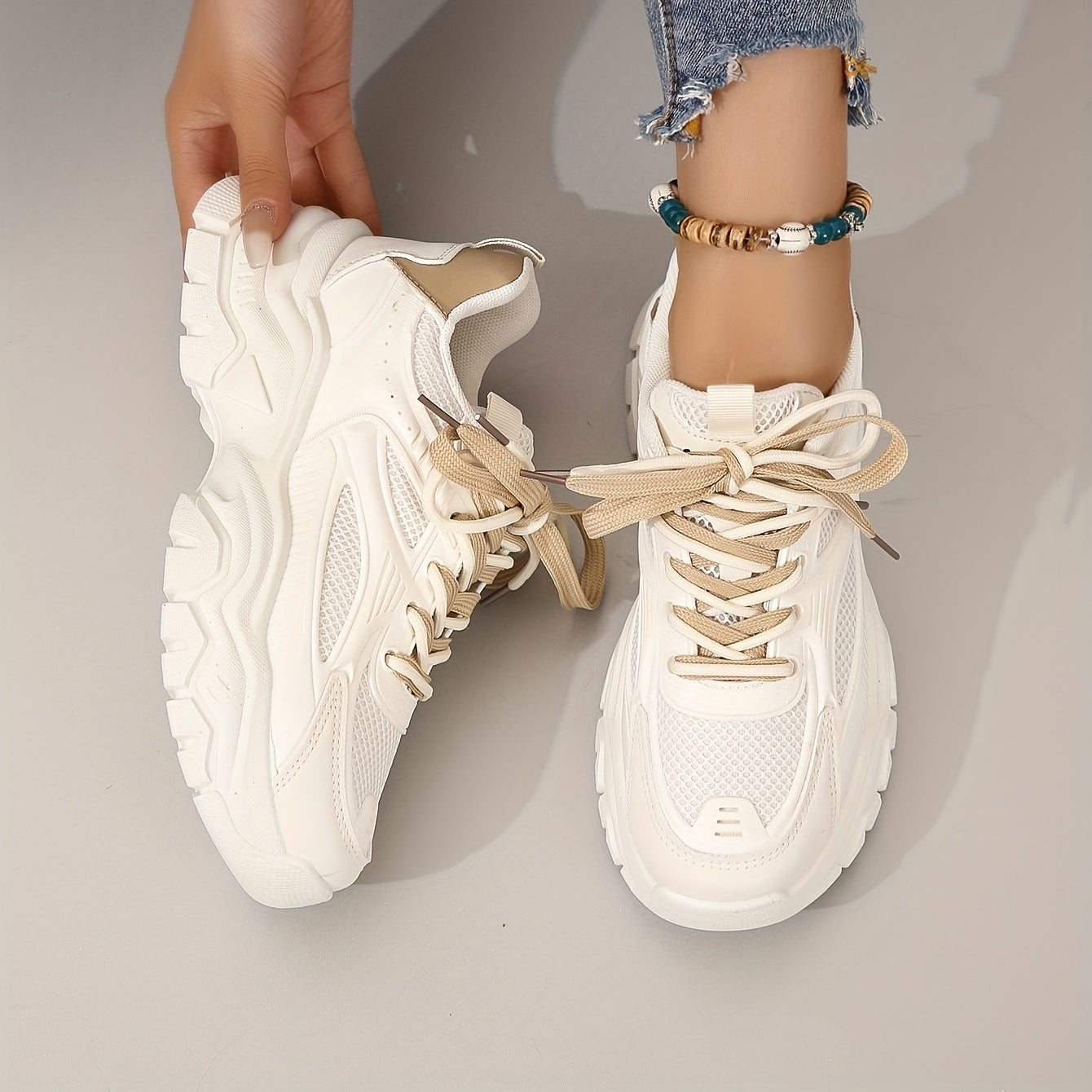Damskie komfortowe sneakersy na co dzień