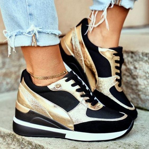 Damskie sneakersy z amortyzującą podeszwą powietrzną