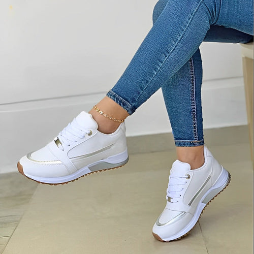 Damskie komfortowe sneakersy w sportowym stylu