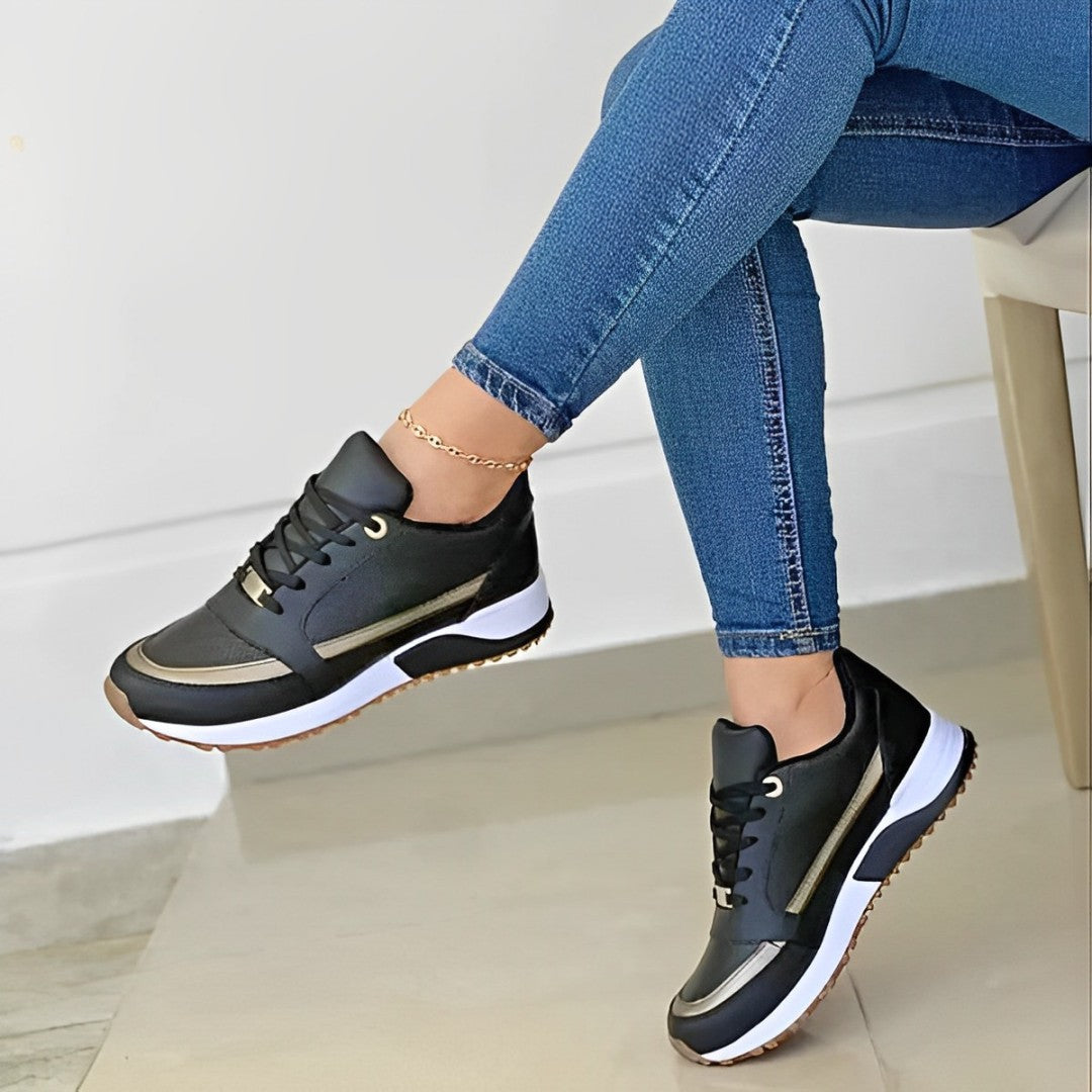 Damskie komfortowe sneakersy w sportowym stylu