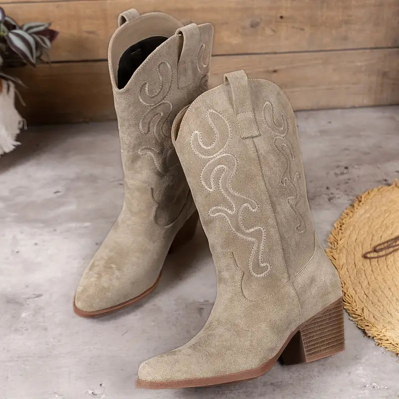 Damskie botki w stylu western