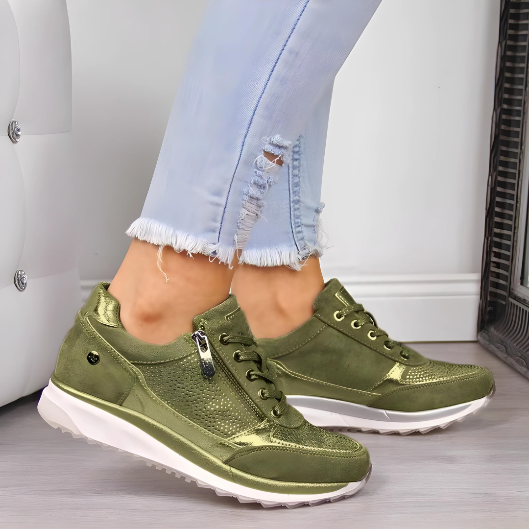 Damskie ortopedyczne sneakersy komfortowe na spacery