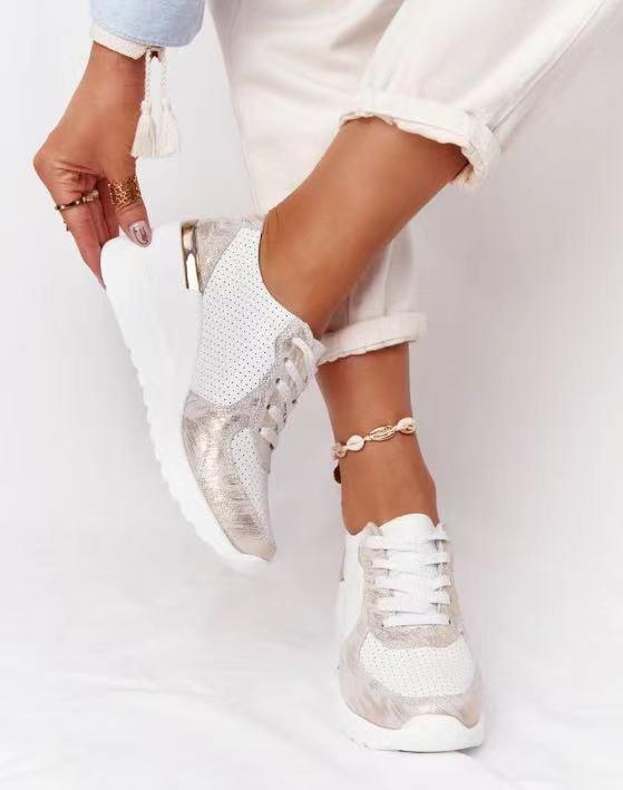 Damskie sneakersy ze wzmocnioną podeszwą
