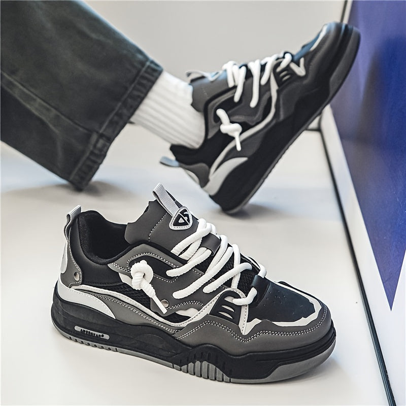 Męskie sportowe sneakersy, oddychające i nowoczesne