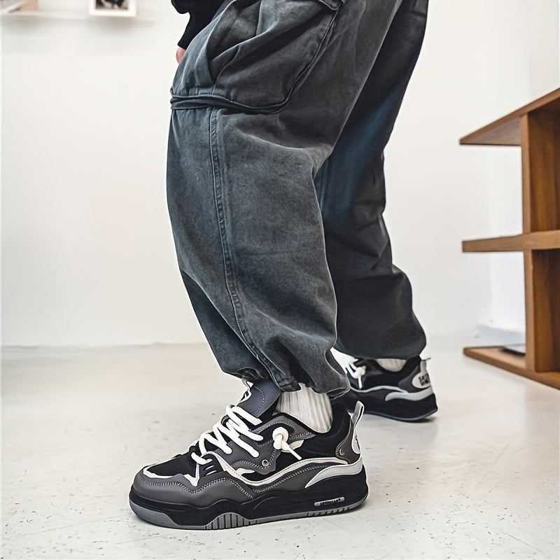 Męskie sportowe sneakersy, oddychające i nowoczesne