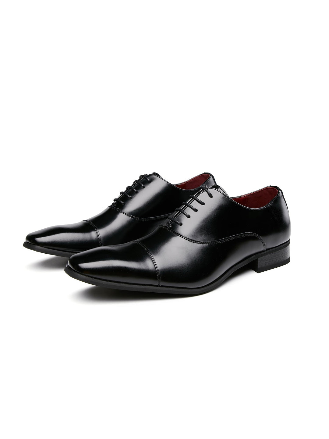 Męskie skórzane buty na sznurówki, formalne
