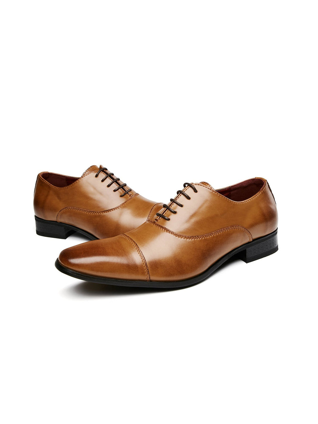 Męskie skórzane buty na sznurówki, formalne