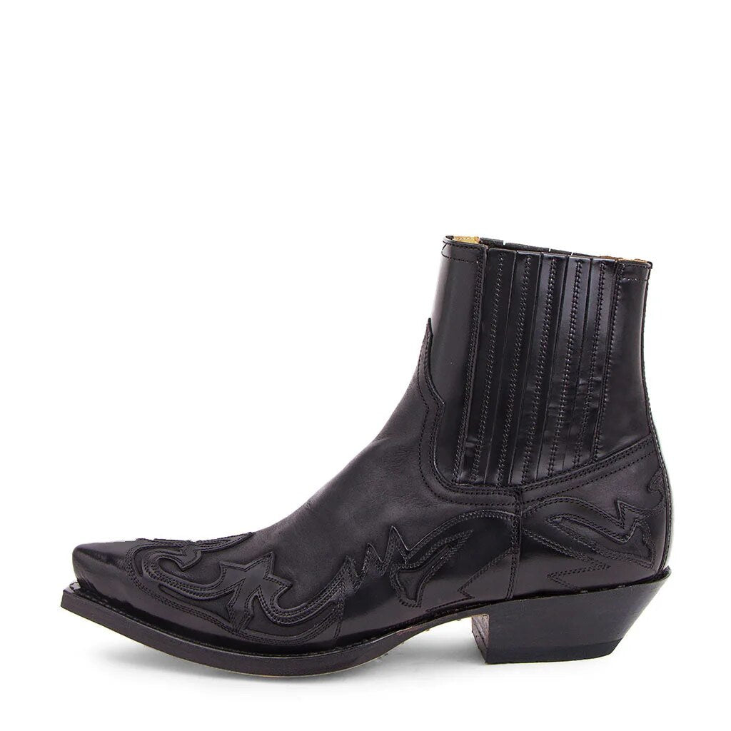 Męskie kowbojki w stylu western z haftem