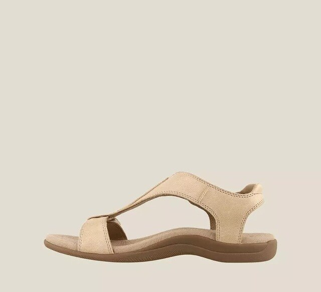 Damskie ortopedyczne sandały na rzepy, wygodne