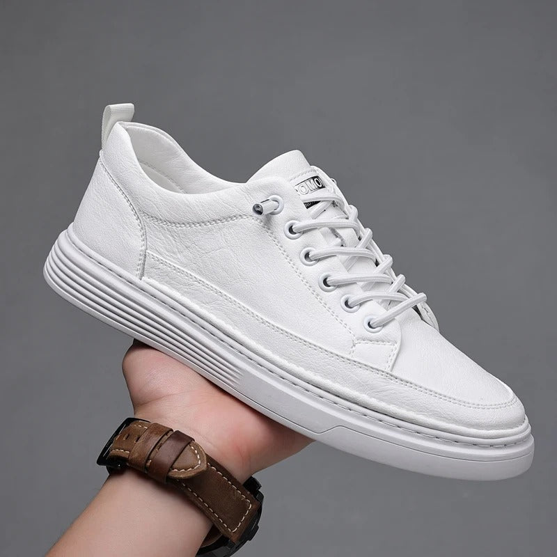 Męskie skórzane buty, eleganckie i wygodne
