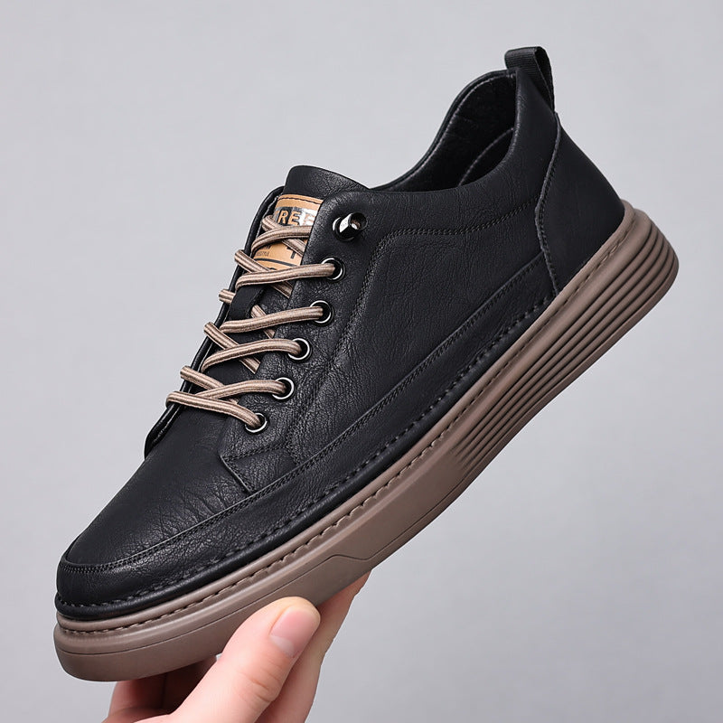 Męskie skórzane buty, eleganckie i wygodne