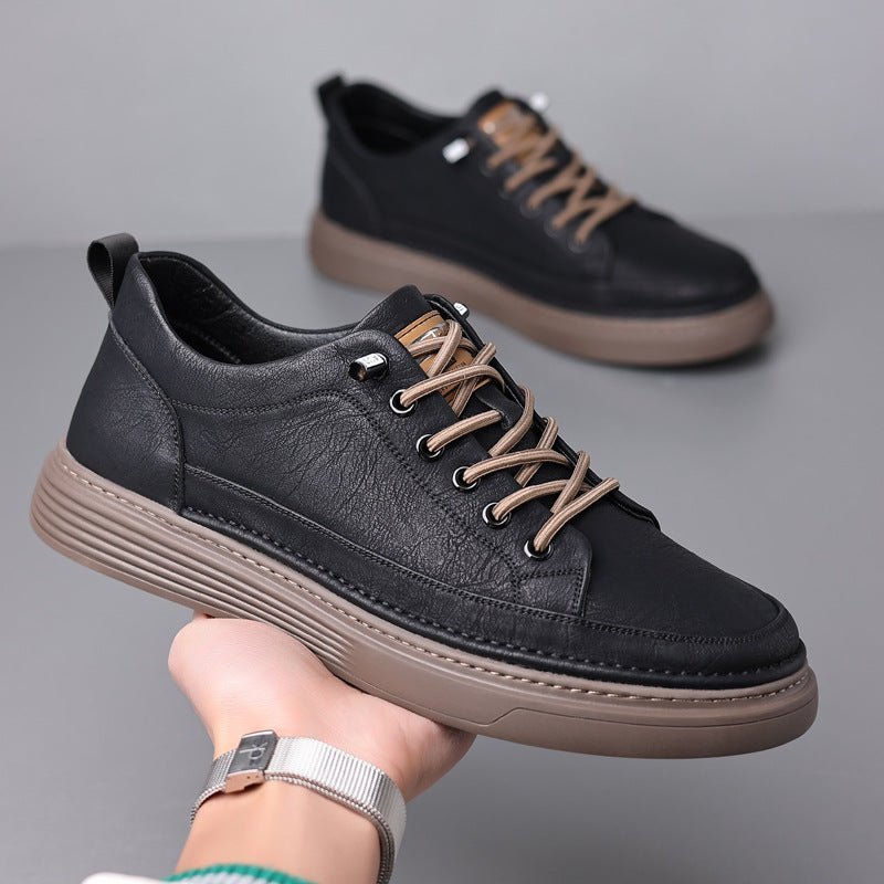 Męskie skórzane buty, eleganckie i wygodne