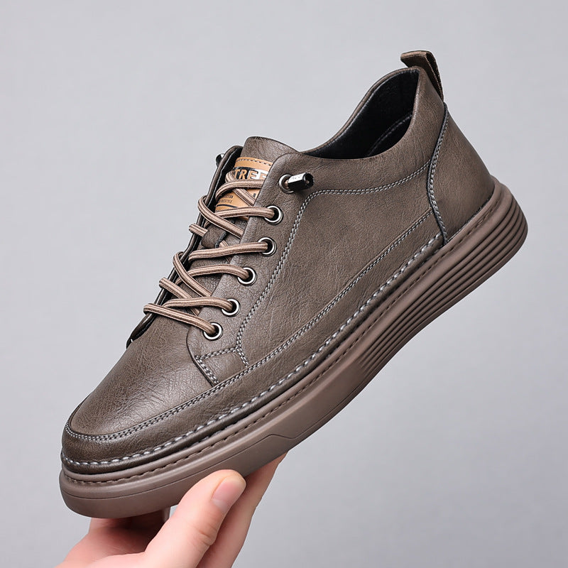 Męskie skórzane buty, eleganckie i wygodne