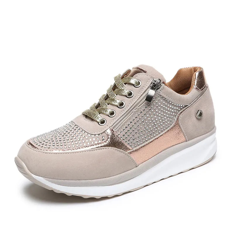 Damskie ergonomiczne oddychające sneakersy na co dzień