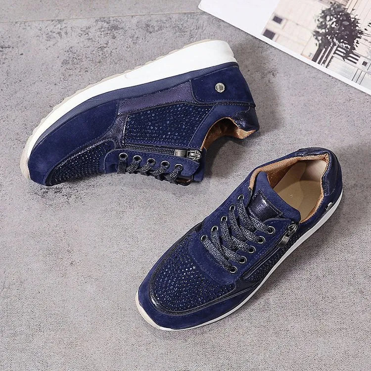 Damskie ergonomiczne oddychające sneakersy na co dzień