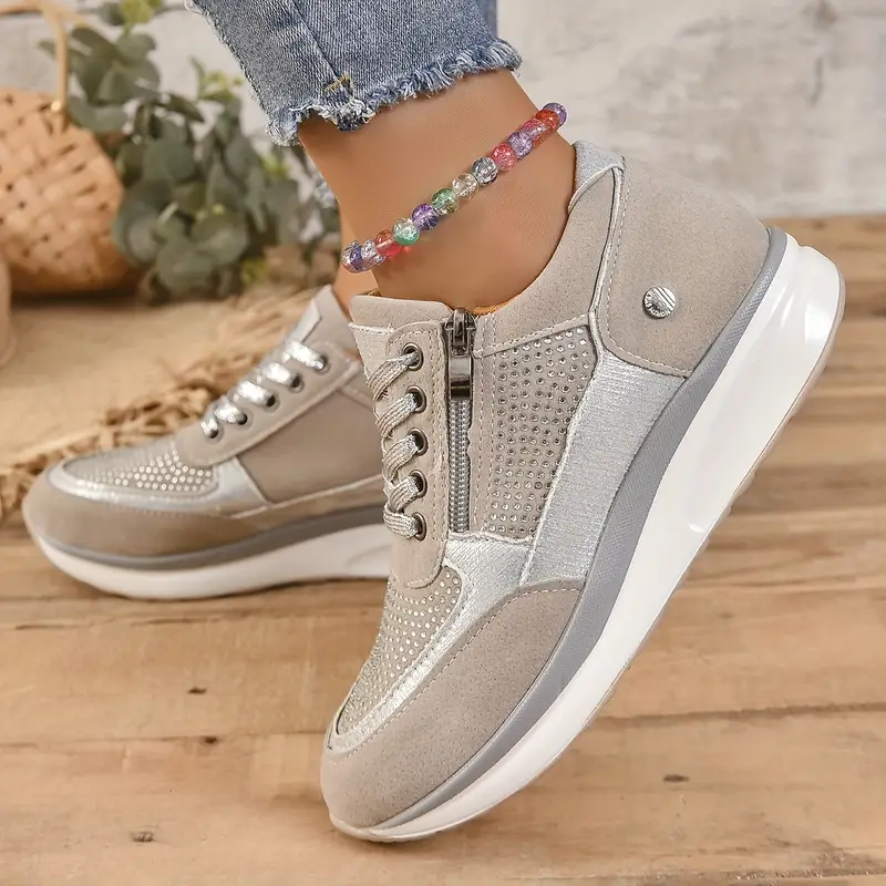 Damskie ergonomiczne oddychające sneakersy na co dzień