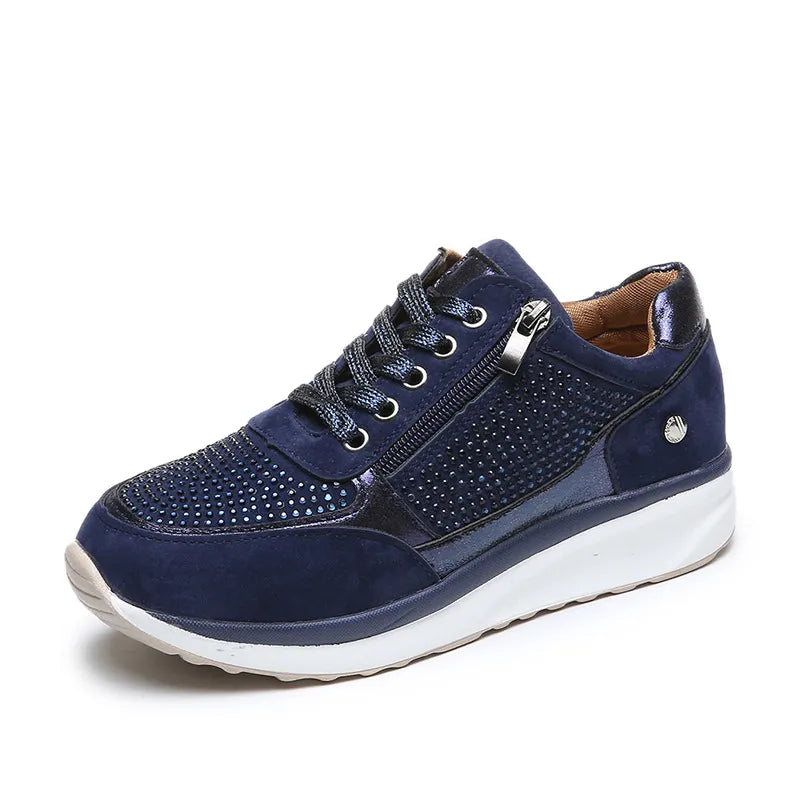 Damskie ergonomiczne oddychające sneakersy na co dzień