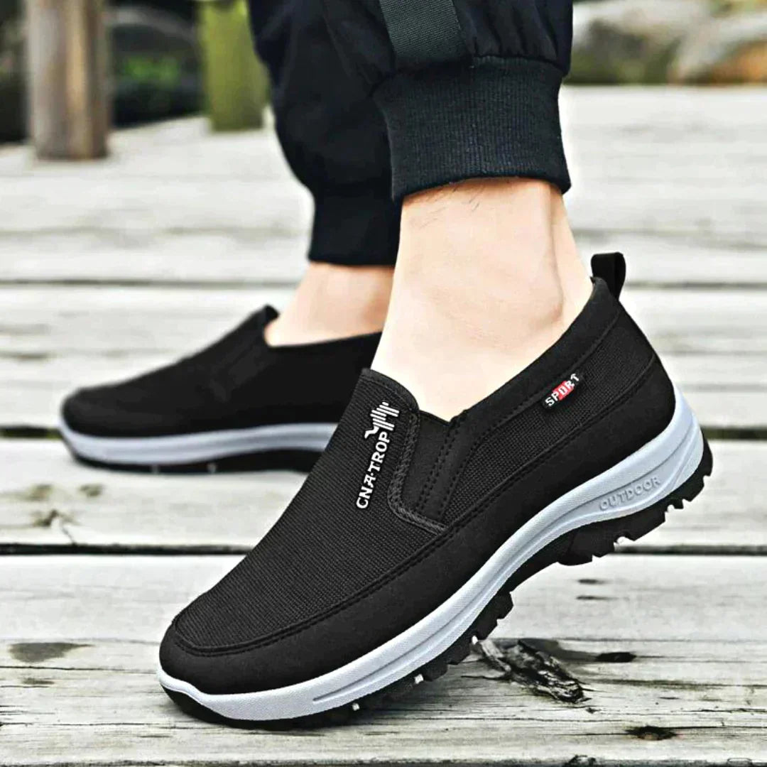 Męskie ortopedyczne buty trekkingowe z amortyzacją