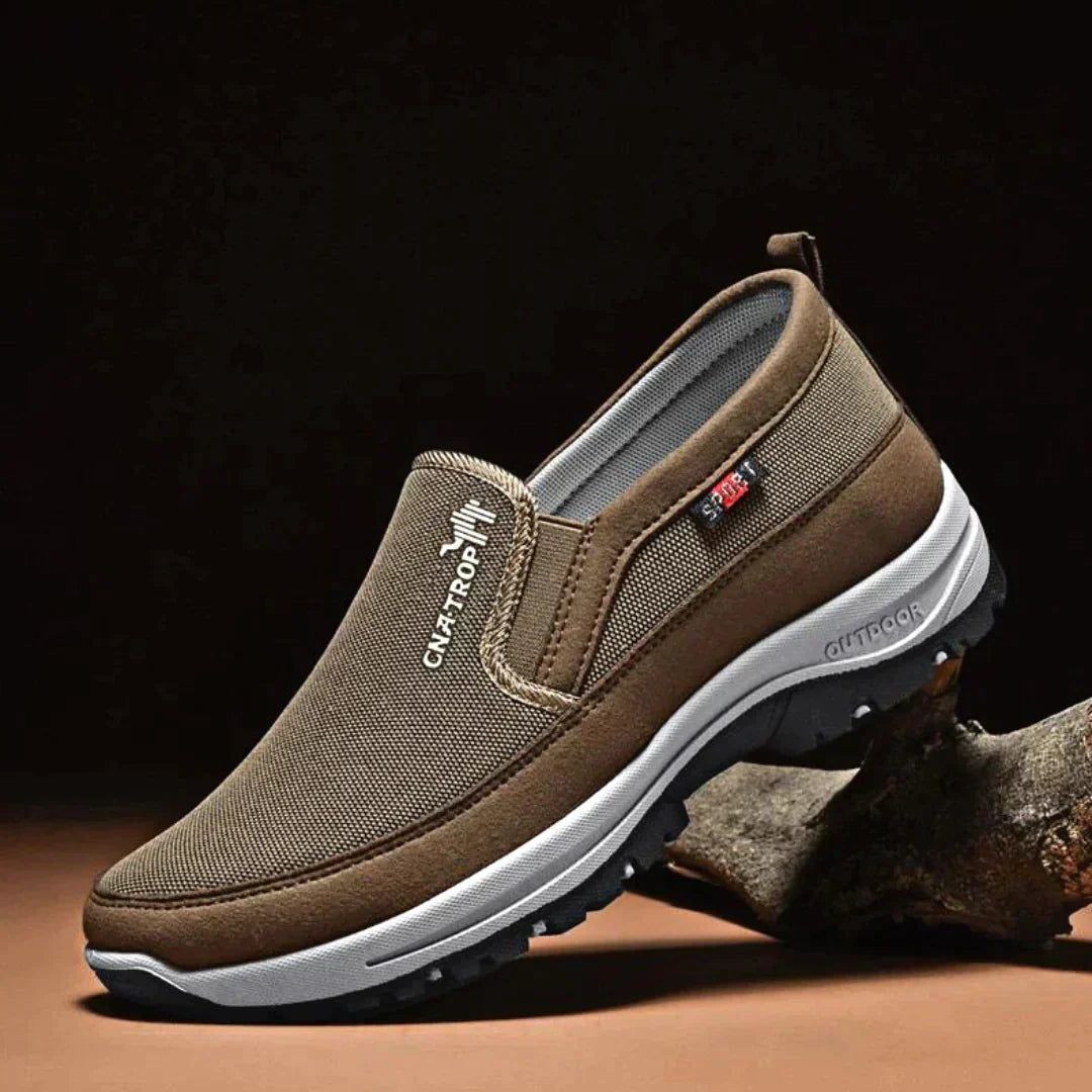 Męskie ortopedyczne buty trekkingowe z amortyzacją