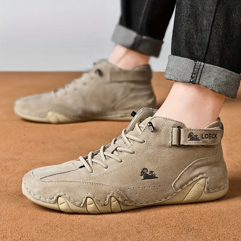 Męskie wodoodporne buty z elastyczną wstawką