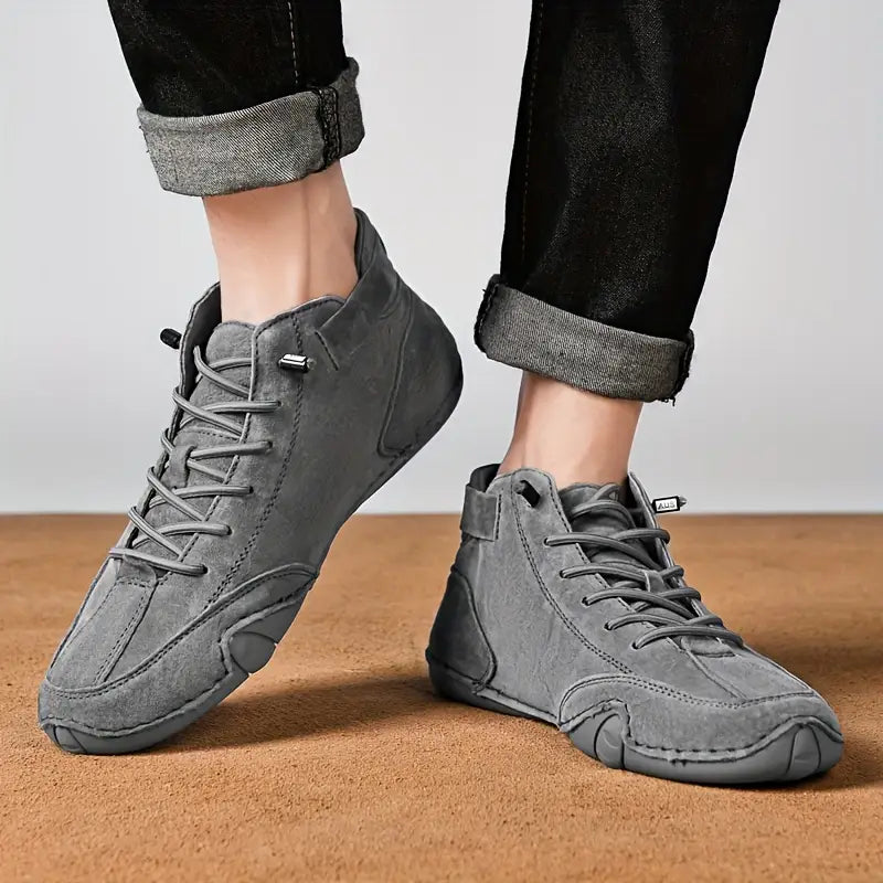 Męskie wodoodporne buty z elastyczną wstawką