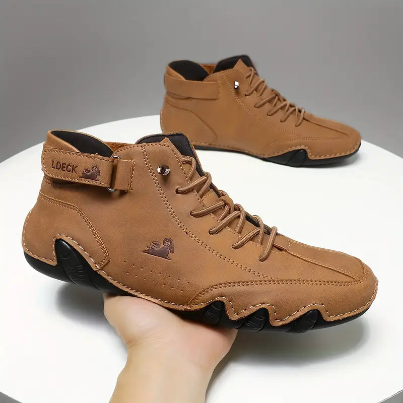 Męskie wodoodporne buty z elastyczną wstawką