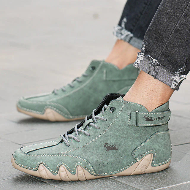 Męskie wodoodporne buty z elastyczną wstawką