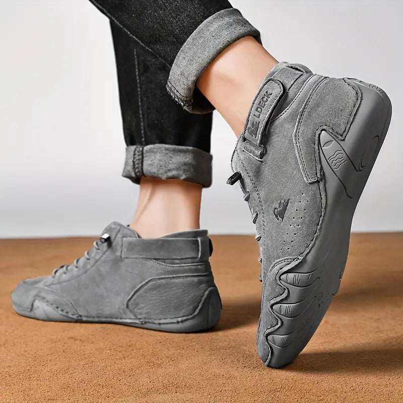 Męskie wodoodporne buty z elastyczną wstawką