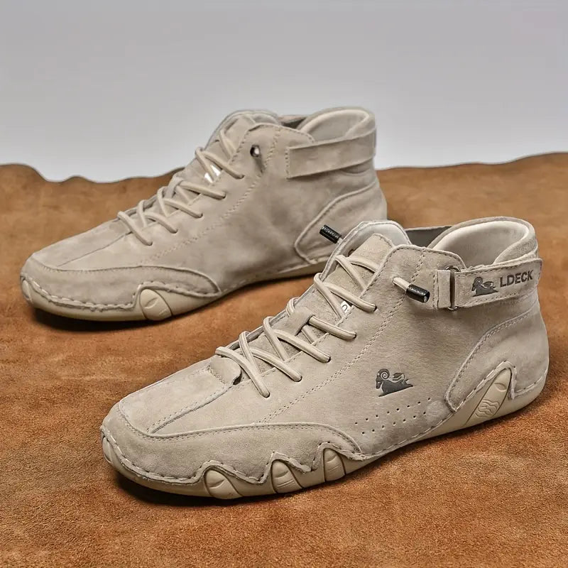Męskie wodoodporne buty z elastyczną wstawką